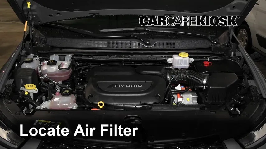 2021 Chrysler Pacifica Hybrid Touring 3.6L V6 PHEV Air Filter (Engine) Replace